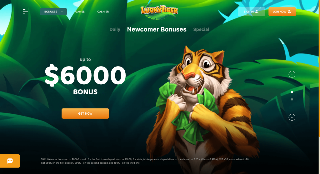 lucky tiger casino promos